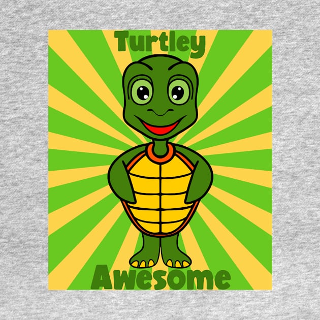 AWESOME  Funny Turtle by SartorisArt1